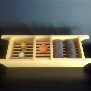 Poplar Wooden Bath Rack